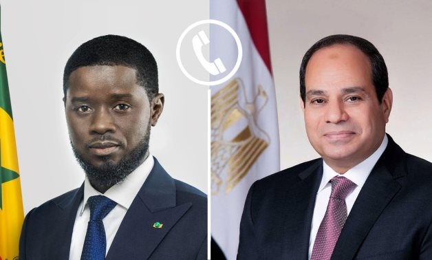 President Sisi Speaks with Senegalese counterpart Bassirou Faye