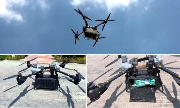 Photos: Egypt's Border Guards seize drone after foiling cross-border drug smuggling attempt