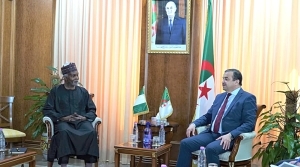 عرقاب يستقبل وزير الشؤون الخارجية لنيجيريا