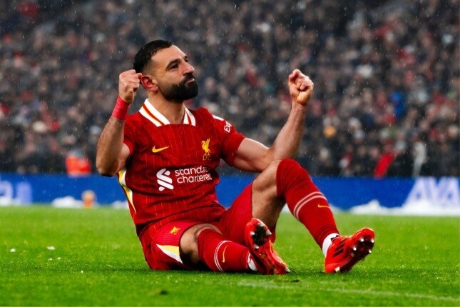 محمد صلاح يقترب من الفوز بجائزة الحذاء الذهبي هذا الموسم