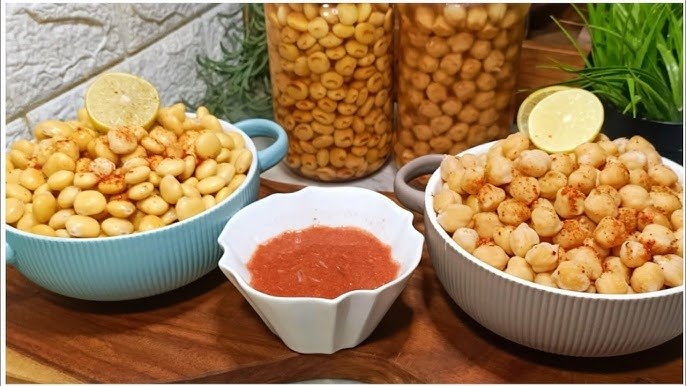 طريقة عمل الحمص مع الترمس في عيد الفطر 2025