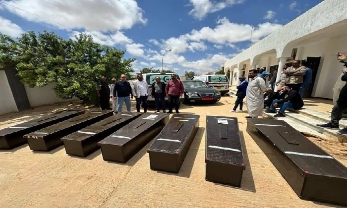ترحيل جثامين ضحايا حادث التصادم في ليبيا إلى مسقط رأسهم بالفيوم