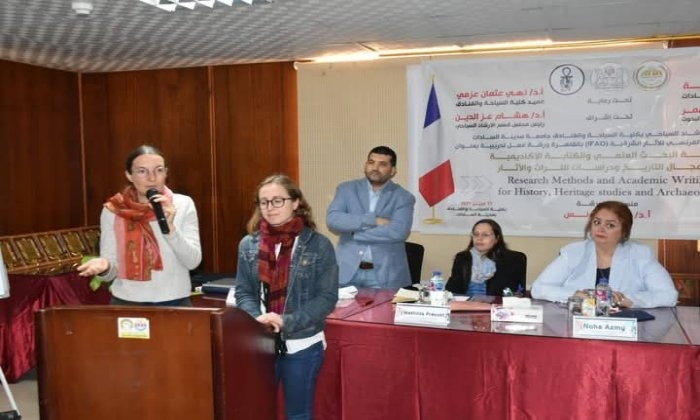 سياحة وفنادق السادات تنظم دورة تدريبية حول منهجية البحث العلمي بالتعاون مع المعهد الفرنسي (IFAO)