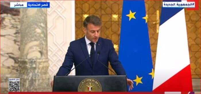 أبرز تصريحات الرئيس الفرنسي ماكرون خلال المؤتمر الصحفي بقصر الاتحادية