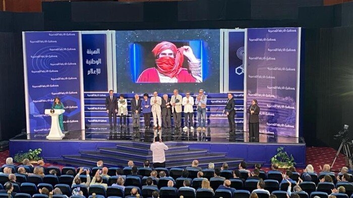المسلماني يكرم رشوان توفيق ومحمد فاضل بـ وسام ماسبيرو للإبداع
