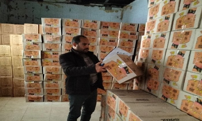 ضبط 4 طن أرز وملح و28 ألف عبوة غذائية مجهولة المصدربالشرقية