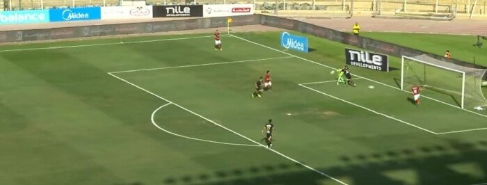 خطأ كارثي.. ناصر منسي يسجل الهدف الأول للزمالك في سيراميكا كليوباترا «فيديو»