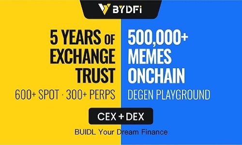 منصة BYDFi مع المحركات المزدوجة CEX+DEX تقود الاتجاه الجديد في صناعة البورصات