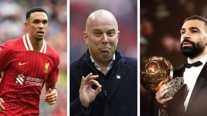 مدرب ليفربول: صلاح يستحق الكرة الذهبية.. وأرنولد أول هدية مني لـ ألونسو في ريال مدريد