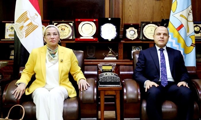 محافظ كفرالشيخ يستقبل وزيرة البيئة قبيل انطلاق مؤتمر «الابتكار من أجل مستقبل أخضر»
