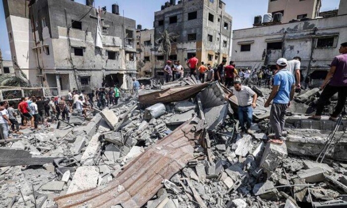 استشهاد 9 فلسطينيين إثر قصف إسرائيلي على منازل وخيام في مناطق متفرقة بغزة