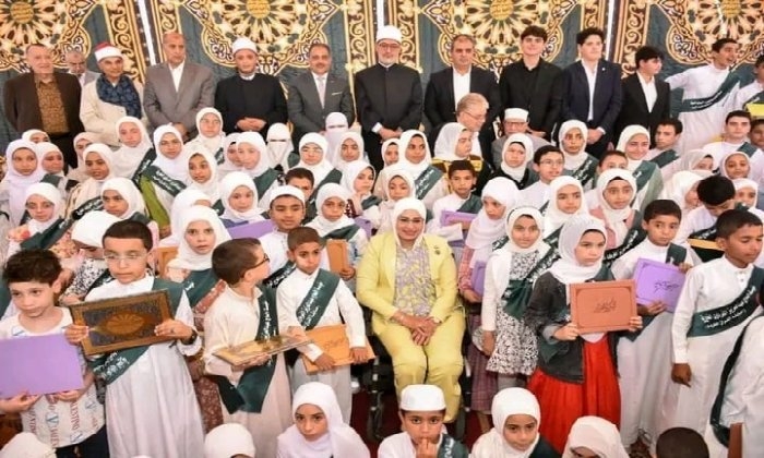 مفتى الجمهورية يشهد حفل تكريم حفظة القرآن الكريم بقرية أم الزين بالشرقية