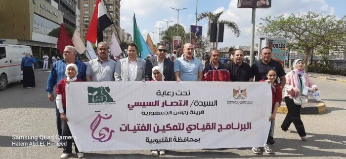 بمشاركة 500 فتاة.. مدير دالرياضة بالقليوبية يشهد انطلاق مسيرة "ريحانة"