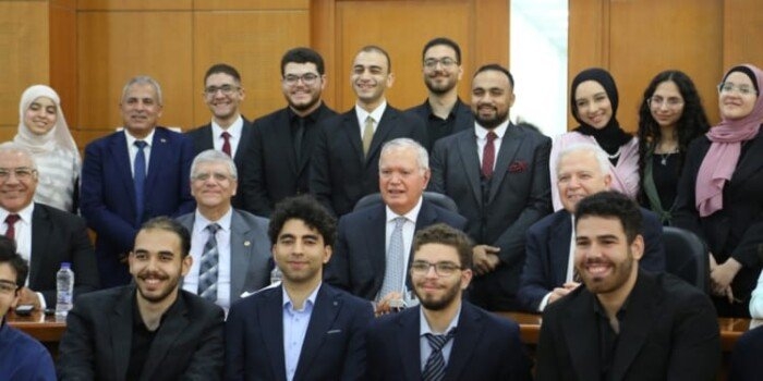 طلاب الجامعة المصرية اليابانية يحاكون جلسات الأمم المتحدة بحضور السفير محمد العرابي