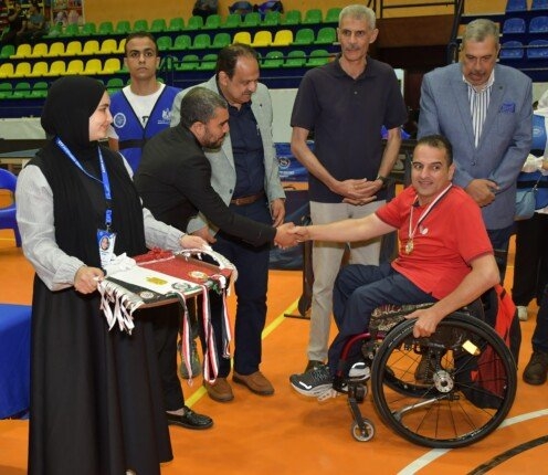 سكرتير عام بورسعيد يشهد فعاليات بطولة الجمهورية البارالمبية الثانية لتنس الطاولة بمشاركة 300 لاعب
