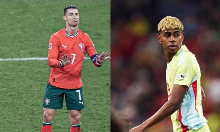 «عليك أن تكون هادئًا».. كريستيانو رونالدو ينصح لامين يامال بعد حصد دوري الأمم الأوروبية