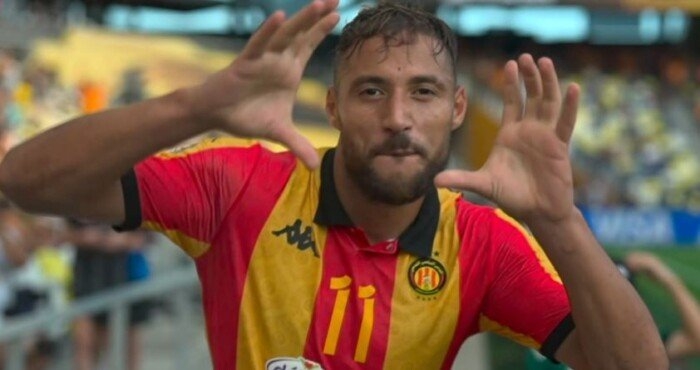 يوسف البلايلي يتقدم لـ الترجي أمام لوس أنجلوس واحتفال رائع بعلم فلسطين «فيديو»