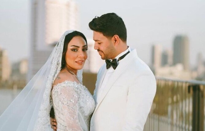 «أجمل فرحة في عمري».. أول تعليق لـ محمد شاهين بعد حفل زفافه «صورة»