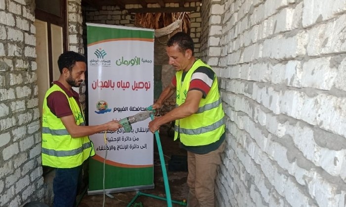 تركيب 573 وصلة مياه نقية خلال شهر يوليو بالفيوم