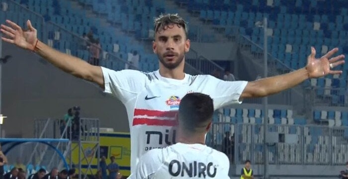 الزمالك يتقدم بالهدف الأول في شباك سيراميكا كليوباترا بالدوري «فيديو»