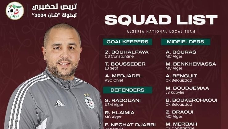 بوقرة يكشف عن قائمة أولية ب28 لاعبا تحسبا لتربص الـ"الشان" - الرياضي : البلاد