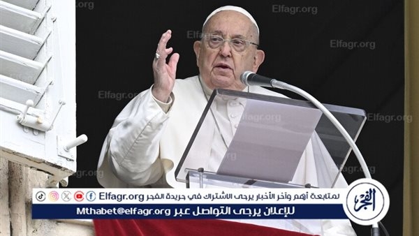 عاجل - شاهد أول ظهور علني للبابا فرنسيس منذ دخوله المستشفى