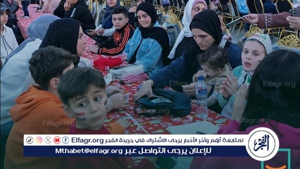 إفطار جماعي.. "حياة كريمة" تدعم 300 أسرة فلسطينية في مصر (صور)