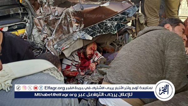 تفاصيل إصابة شخصين في دهس تريلا سيارة ملاكي علي كوب سندوب بالمنصورة