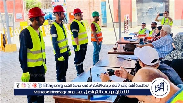 مياه سوهاج: التصفيات النهائية لمسابقة تنمية مهارات السلامة والصحة المهنية