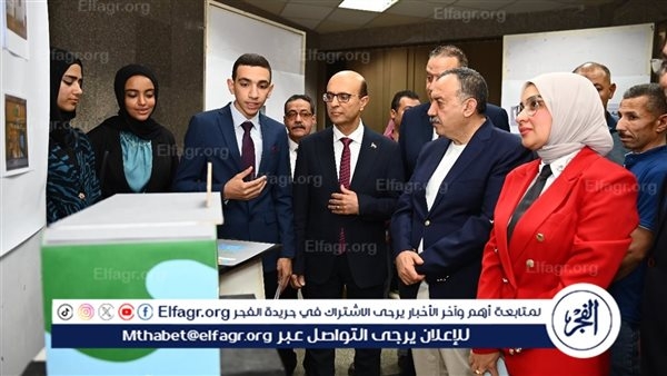 افتتاح المعرض الفني لاختيار أفضل تصميم وعلامة تجارية بتربية نوعية أسيوط
