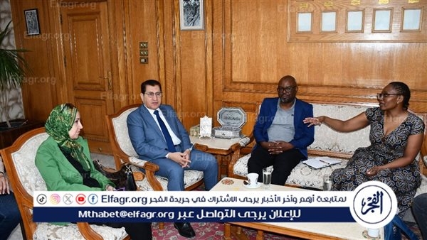 جامعة حلوان تستقبل وفد "مستقبل الأرض بإفريقيا" و"البحوث الوطنية