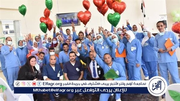 أورام الاقصر تحتفل بملائكه الرحمه في اليوم العالمي للتمريض