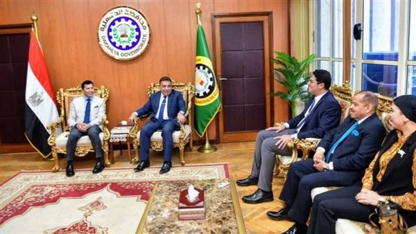 محافظ الدقهلية يستقبل وزير الشباب والرياضة لافتتاح وتفقد عدد من المنشآت