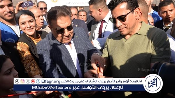 محافظ الدقهليه ووزير الشباب والرياضة يفتتحان المرحلة الأولى لتطوير ملعب استاد المنصورة