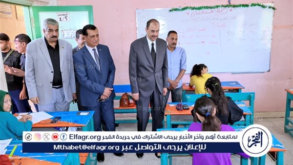 محافظ سوهاج:يتفقد سير امتحانات الدبلومات الفنية والشهادة الإعدادية