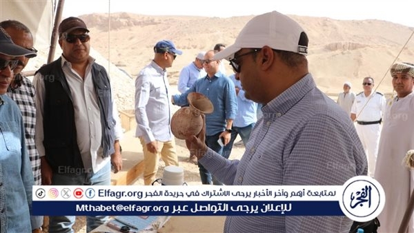 الكشف توابيت خشبية وأوستراكات بالعساسيف وسور ضخم من الطوب اللبن بنجع أبو عصبة بالأقصر