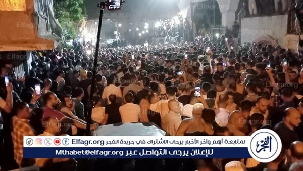 "ضحـ ـية الغـ ـدر".. الآلاف يشيعون جثـ ـمان أحمد المسلماني تاجر الذهب بالبحيرة (فيديو وصور)