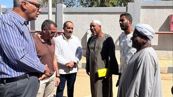محافظ أسوان يتفقد محطة جبل شيشة لمياه الشرب بالشلال