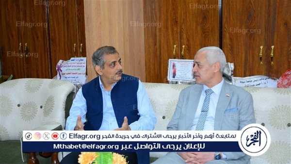 تفاصيل لقاء نائب رئيس جامعة أسيوط مع القنصل العام للسفارة الهندية بمصر اليوم