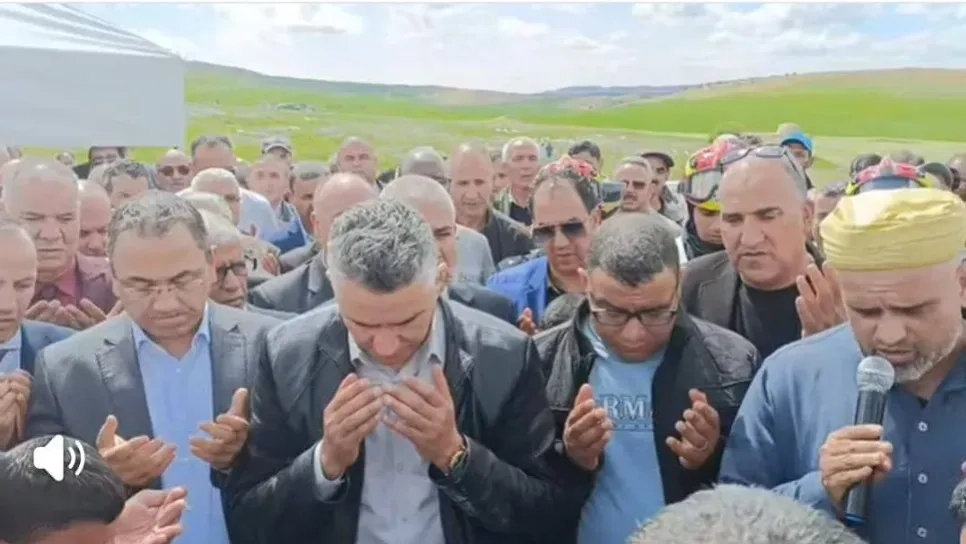 تشييع رئيس دائرة فيض البطمة إلى مثواه الأخير في ولاية سوق أهراس