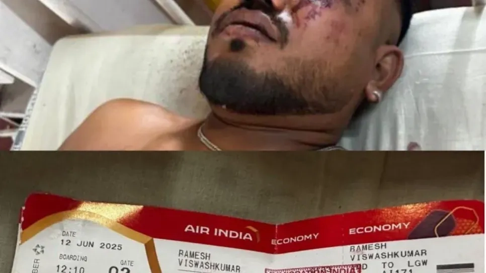 ناجي وحيد من حادث تحطم الطائرة الهندية (فيديو)
