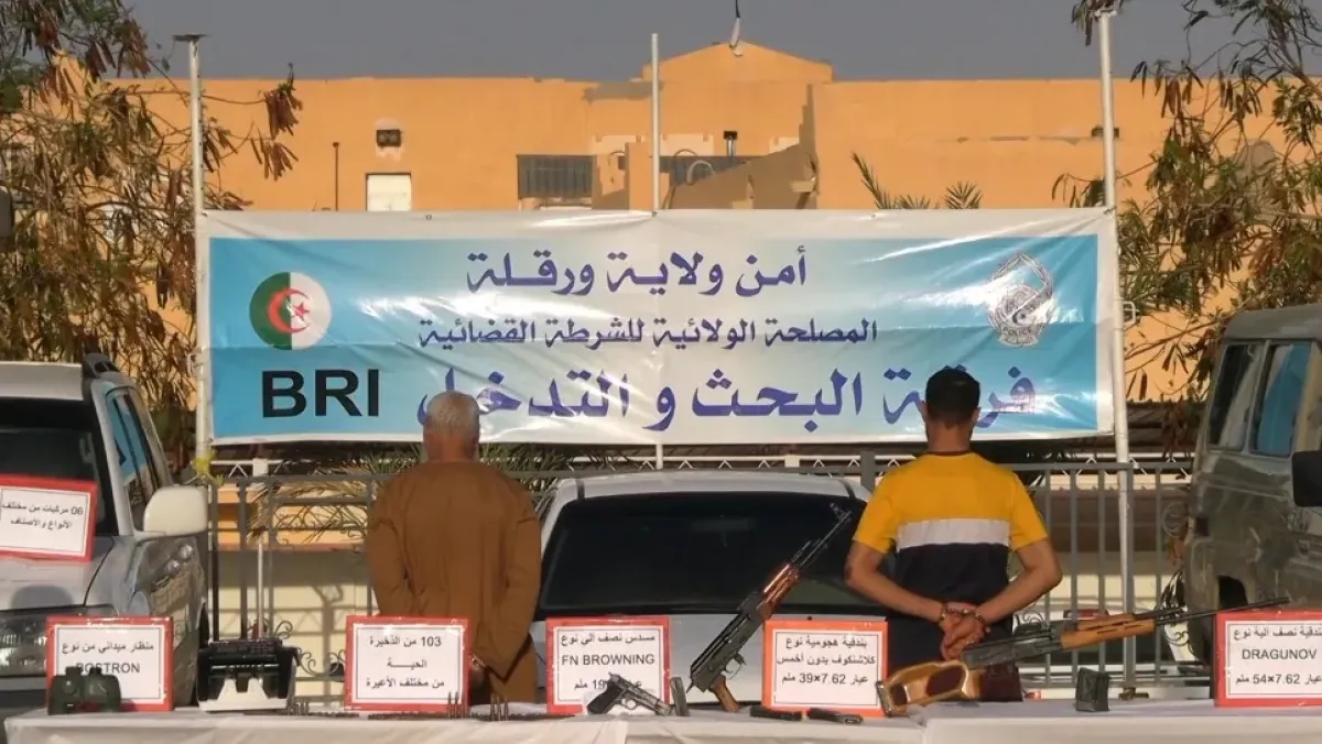 ورقلة: الإطاحة بشبكة إجرامية تتاجر بالأسلحة