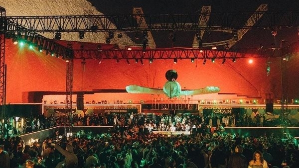 انطلاق حفل الفرقة الموسيقية العالميةdeep house Bible من منطقة أهرامات الجيزة