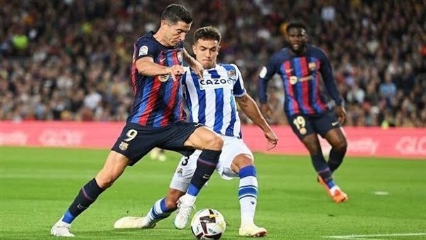 الليجا الإسبانية.. الموعد والقناة الناقلة لمباراة برشلونة وريال سوسيداد