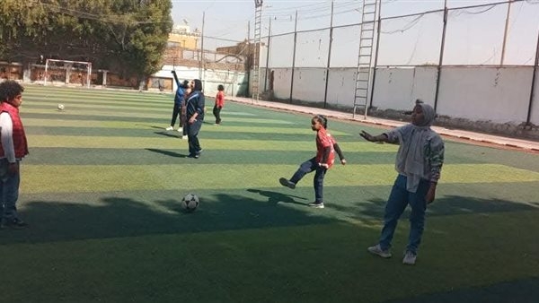 تنفيذ مشروع تدريب الفتيات لاكتشاف المواهب في كرة القدم بالأقصر