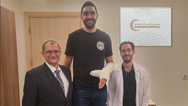 عمر طارق السعيد نجم منتخب السلة يجري عملية جراحية ناجحة