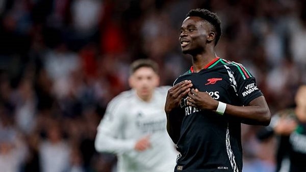 ساكا بعد عبور ريال مدريد: أرسنال يملك ما يؤهله لحصد دوري الأبطال