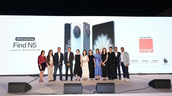 OPPO تُطلق Find N5 القابل للطي لأول مرة في مصر وتحدد معايير جديدة لمستقبل الهواتف الذكية
