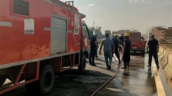 تفاصيل إعادة فتح طريق "زفتى-دفرة" بعد انقلاب سيارة محملة بالصودا الكاوية