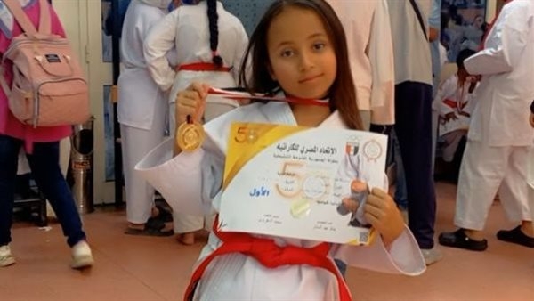 نجمة جديدة.. مايا الهواري تحصد الذهبية في بطولة الكاراتيه